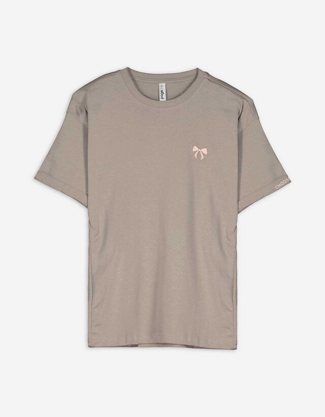 Póló - Hímzésekkel - fekete