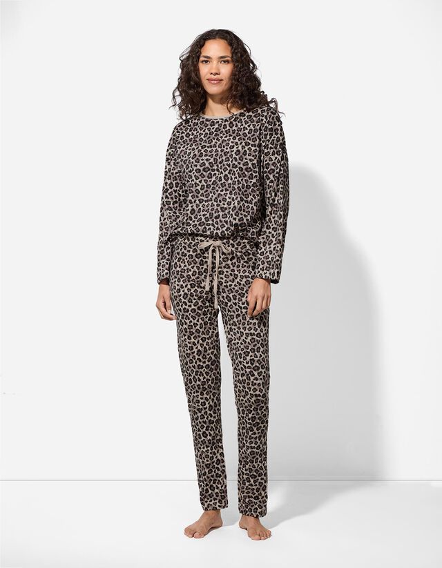 Pizsamafelső - Pamut - bézs