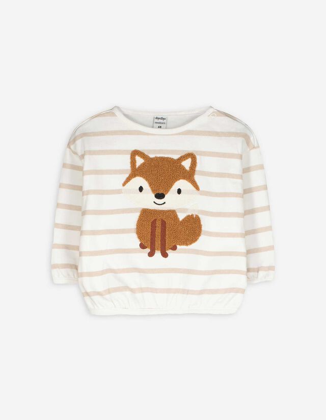 Melegítőfelső - Frotté alkalmazás - feher