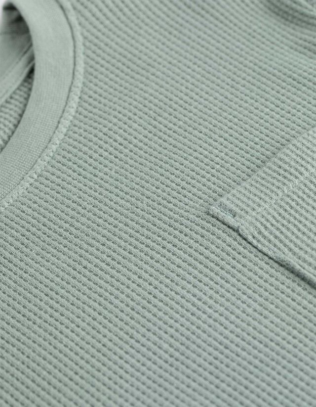 Hosszú ujjú felső - Mellzsebes - világos barna