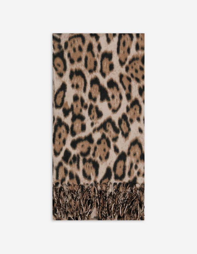 Sál - Állatmintás - világos barna