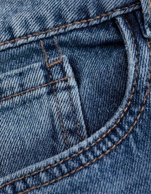 Farmernadrág - Egyenes fazon - sotetkek