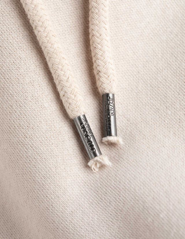 Kapucnis felső - Pamut keverék - sotetkek