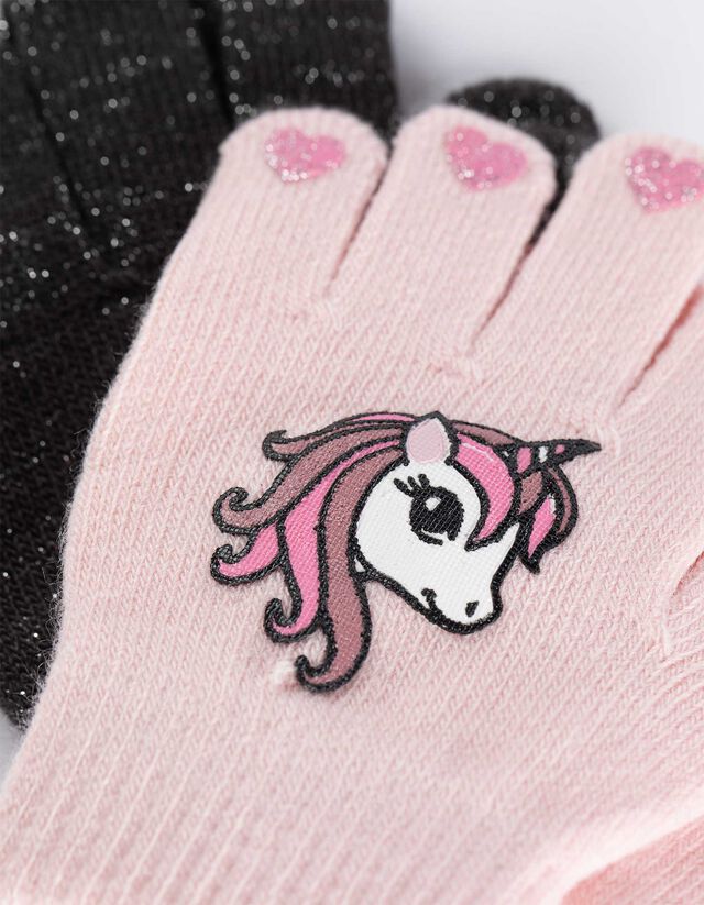 Kesztyű - 2 darabos csomag - rozsaszin