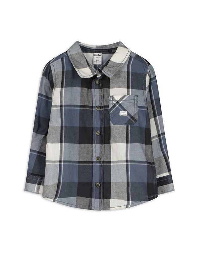 Férfi ing - Keresztpántos táska - vilagoskek