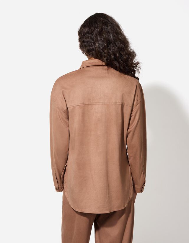 Ingdzseki - Velúr utánzat - barna