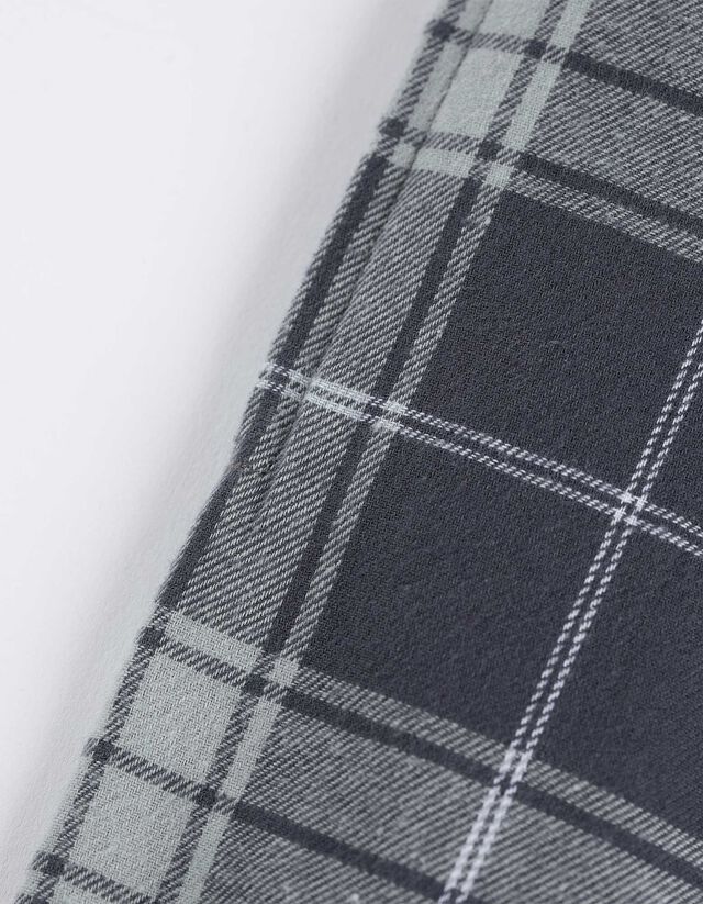 Pizsamaalsó - Flanell - sötétszürke