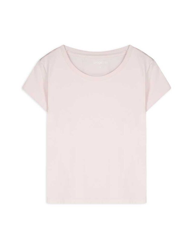 Póló - Pamut - rozsaszin