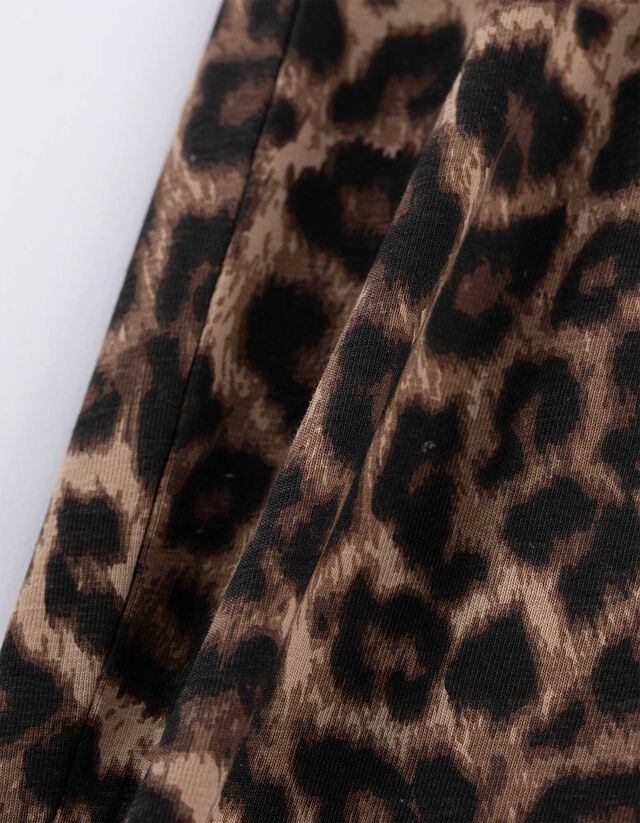 3/4-es nadrág - Párducmintás - bézs