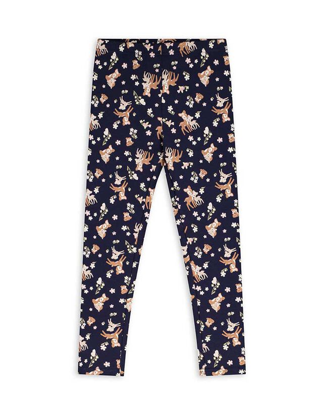 Legging - Elszórt nyomott minta - pink