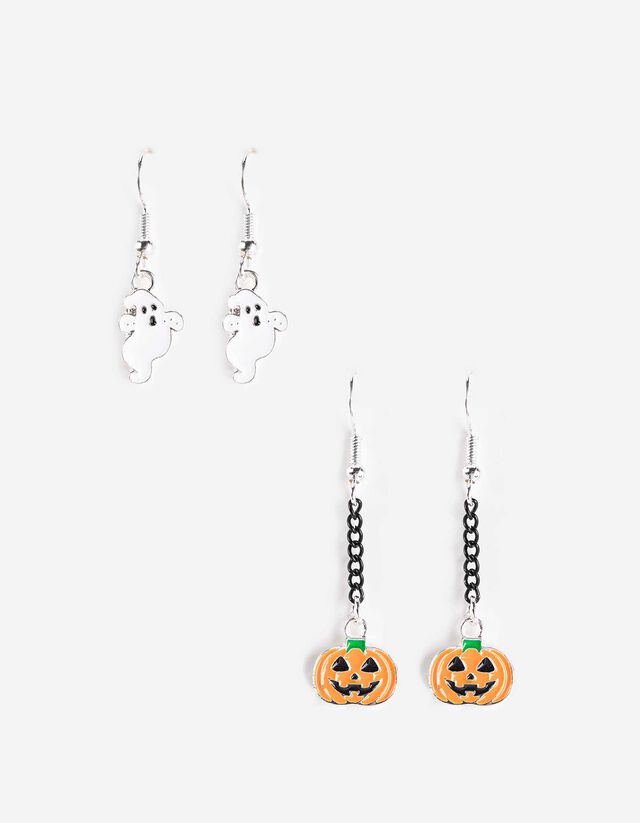 fülbevaló - 2 db-os csomag - fekete