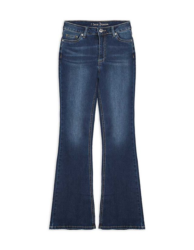 Farmernadrág - Enyhén bővülő fazon - sotetkek