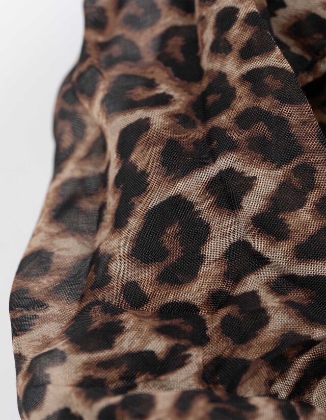 Csősál - Párducmintás - bézs