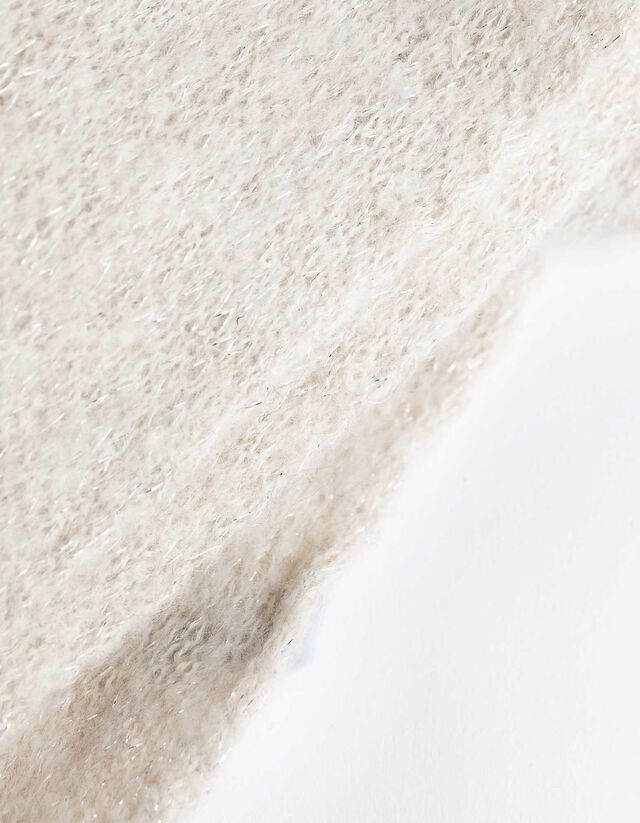 Sál - Lurex - szürke