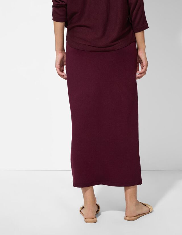 Szoknya - Viszkózkeverék - sötétszürke