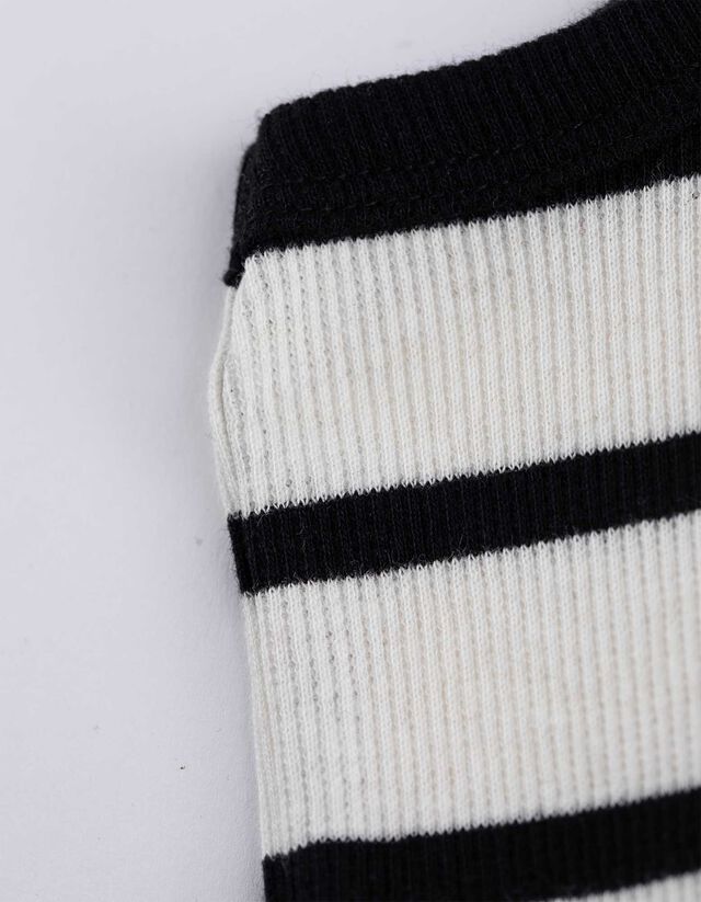 Ujjatlan felső - Bordázott - feher