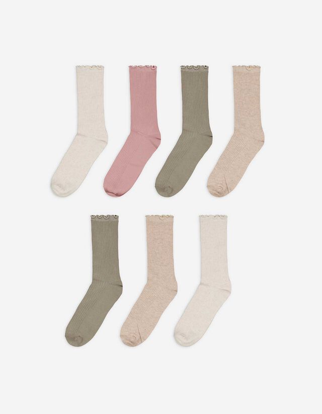 Zokni - 7 db-os csomag