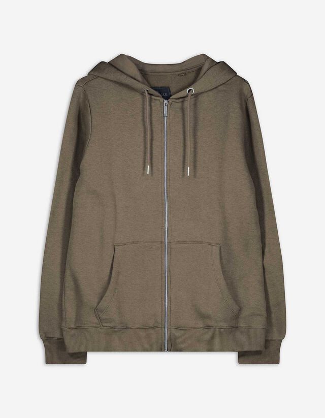 Cipzáros melegítőfelső - Zsinóros kapucni - sotetkek