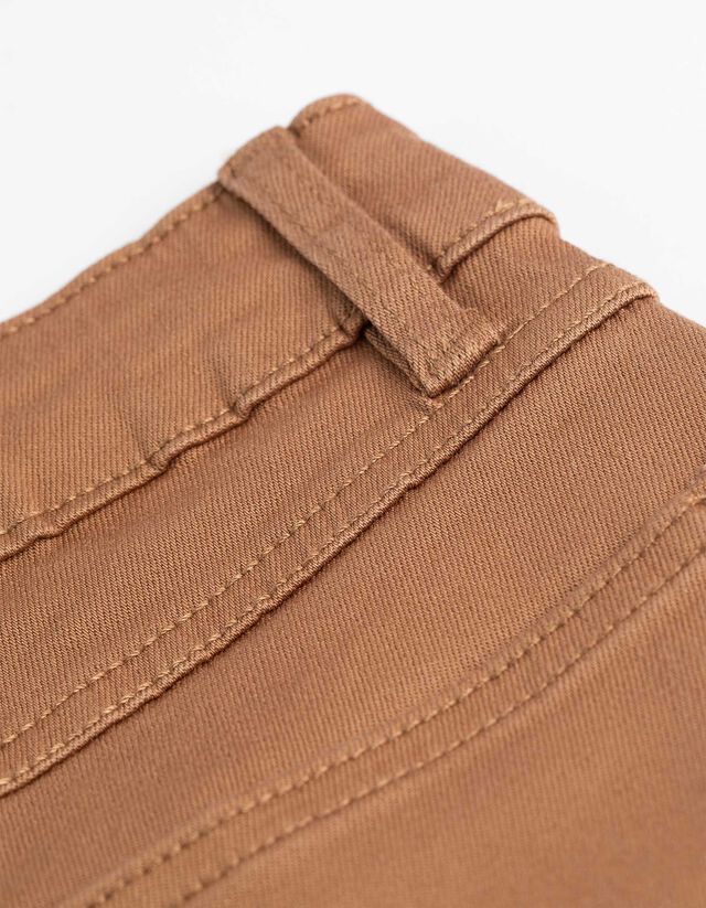 Nadrág - Enyhén bővülő fazon - világos barna