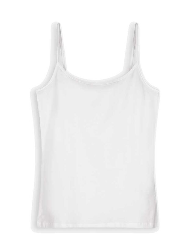 Ujjatlan felső - Spagettipántos - vilagos szurke