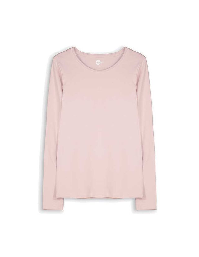 Hosszú ujjú felső - Alapvető - bézs