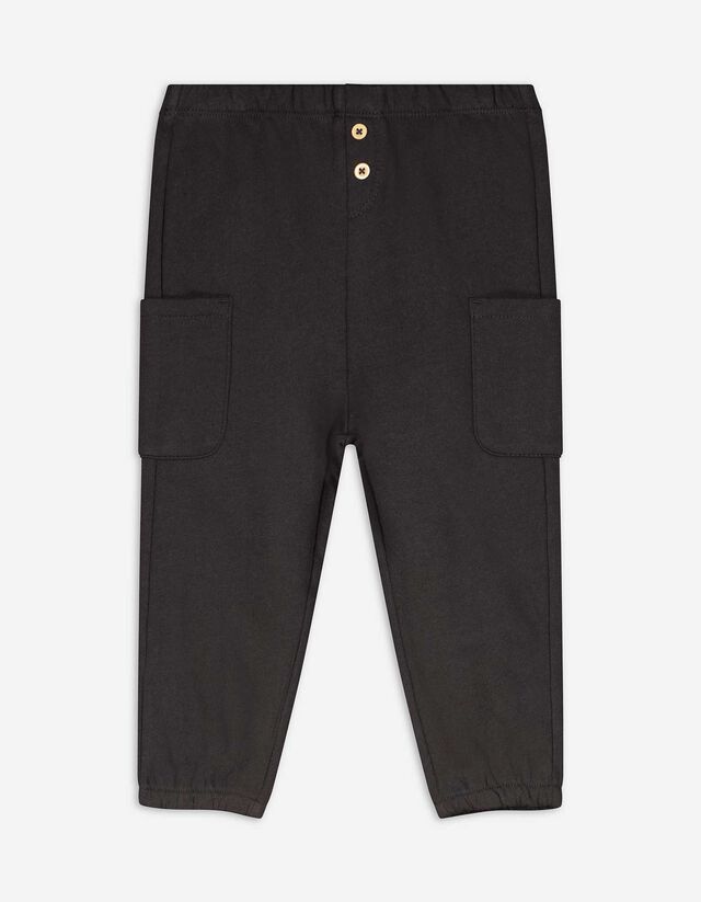 Szabadidőnadrág - Melegítőszövet - sötétszürke