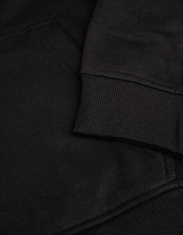 Kapucnis felső - Pamut keverék - sotetkek