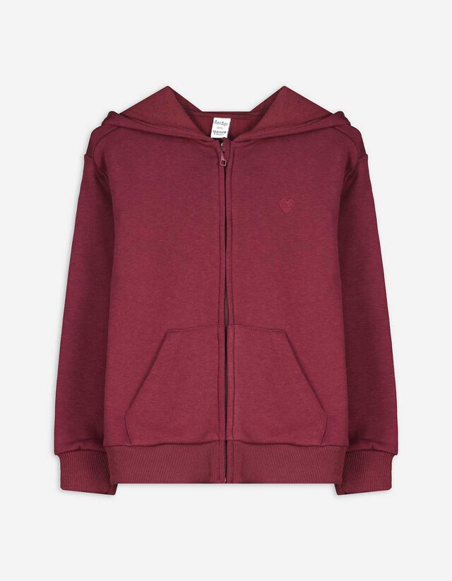 Cipzáros melegítőfelső - Melegítőszövet - mélyvörös