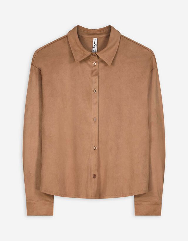 Blúz - Velúr utánzat - sötétzöld