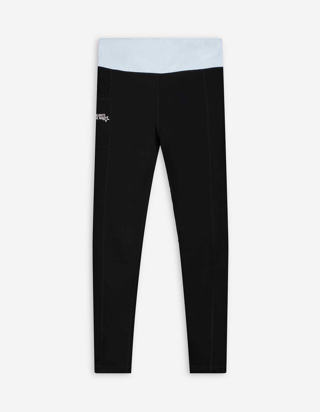 Legging - Lélegző szövet - fekete