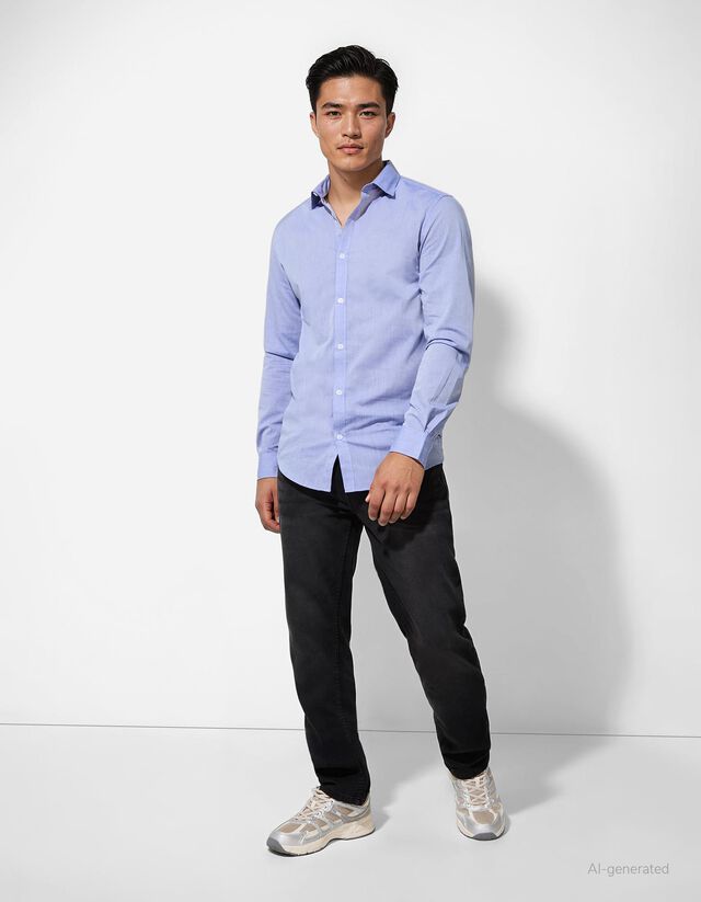 Férfi ing - könnyen vasalható - feher