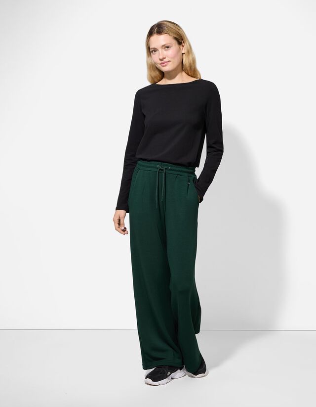 Nadrág - Derekán húzózsinórral - fekete