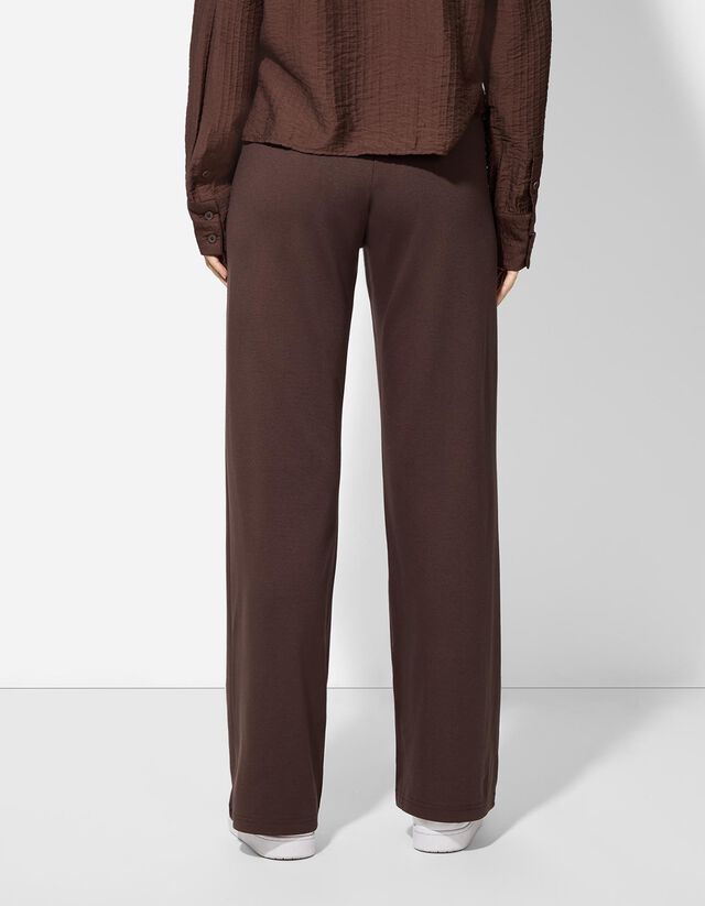 Nadrág - Egyszínű - sötétbarna