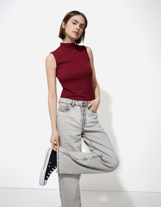 Farmernadrág - Egyenes fazon - sotetkek