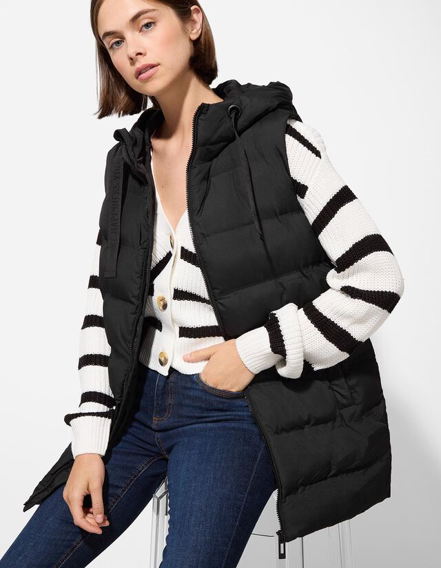 Steppelt mellény - Normál fazon - bézs