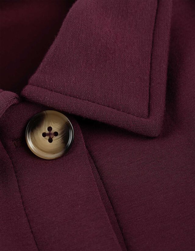 Cipzáros melegítőfelső - Modál tartalom - sotetlila