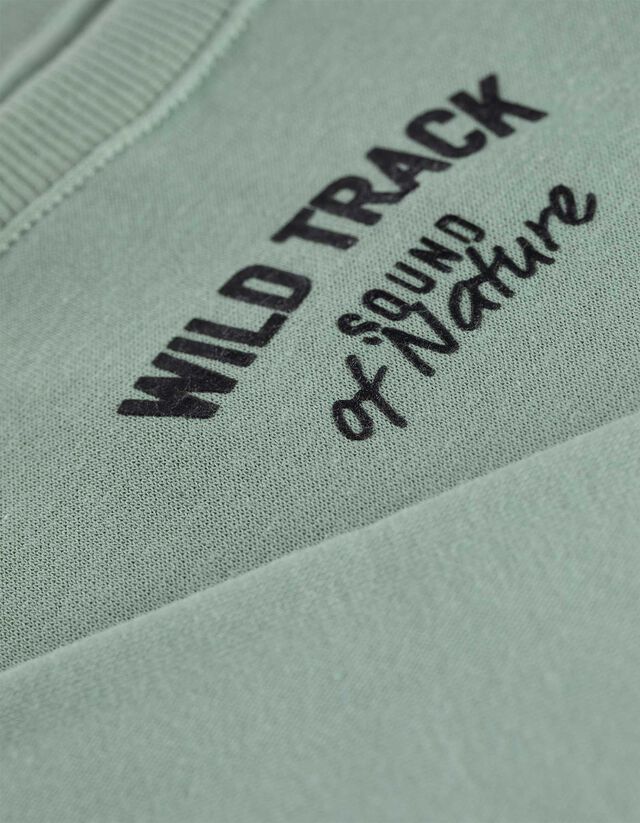 Melegítőfelső - Nyomott minta - barna