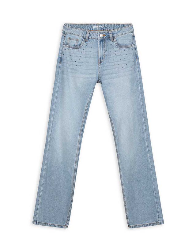 Farmernadrág - Enyhén bővülő fazon - kék