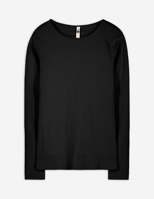 Felső - Bordázott - sötétbarna