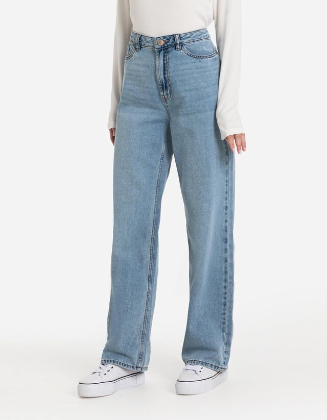 Farmernadrág - Egyenes fazon - sotetkek