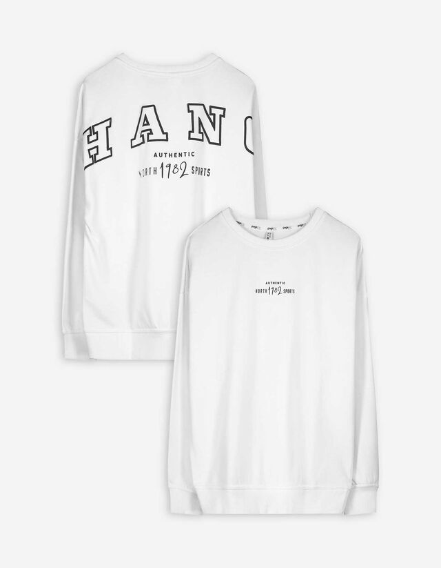 Melegítőfelső - Hátul nyomtatott minta - sötétzöld