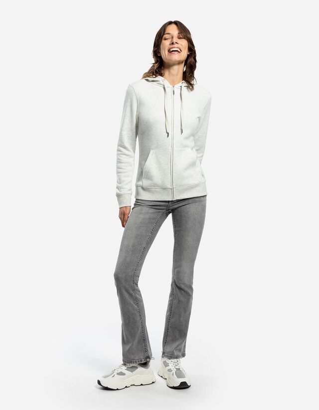 Cipzáros melegítőfelső - Normál fazon - feher