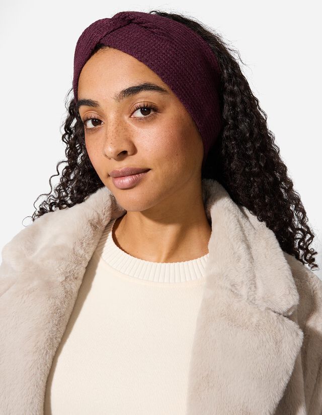 Fejpánt - Egyszínű - mélyvörös