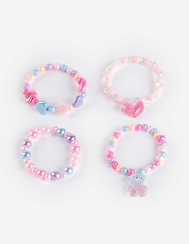 Karkötő - 4 db-os csomag - pink