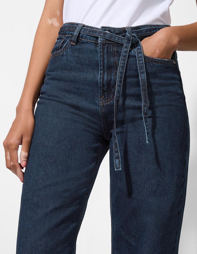 Farmernadrág - Egyenes fazon - kék