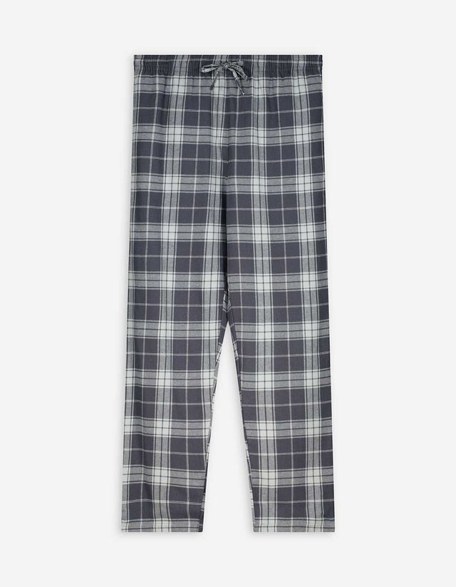 Pizsamaalsó - Flanell - sötétszürke