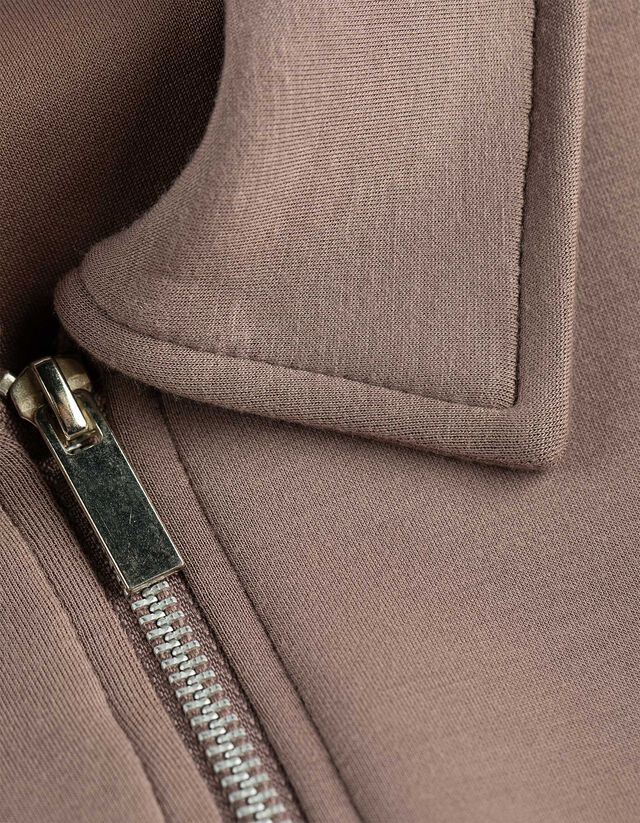 Cipzáros melegítőfelső - Cipzáros - barna