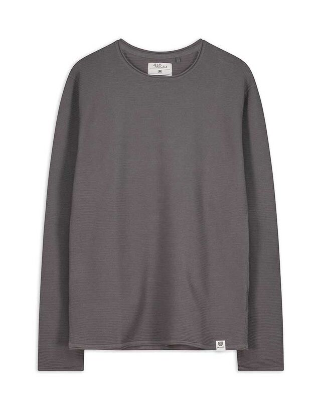 Pulóver - Kerek nyakkivágás - világos barna