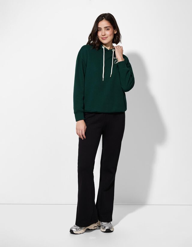 Kapucnis felső - Kapucni - zöld