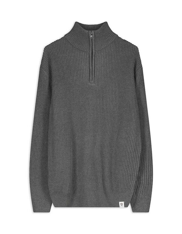 Pulóver - Troyer - sötétszürke